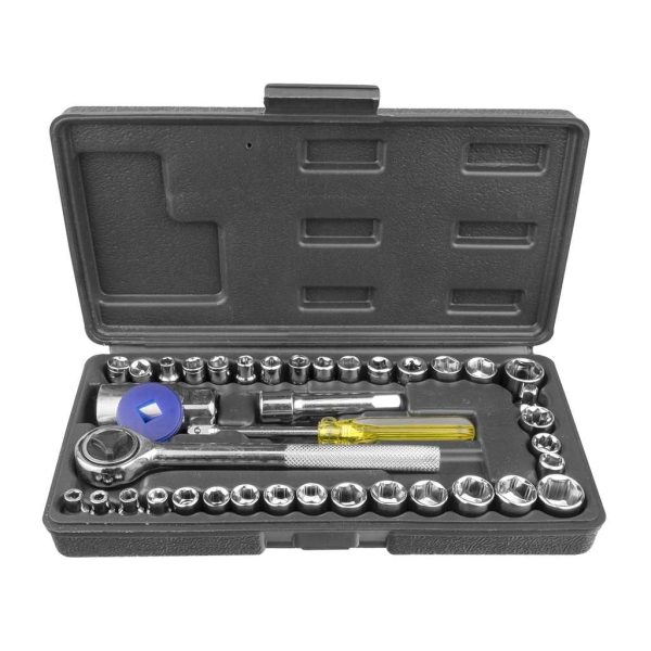 ROK SAE/Metric Socket Set ~ 40 pieces